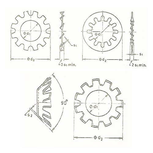 Multi Tooth Lock Washer