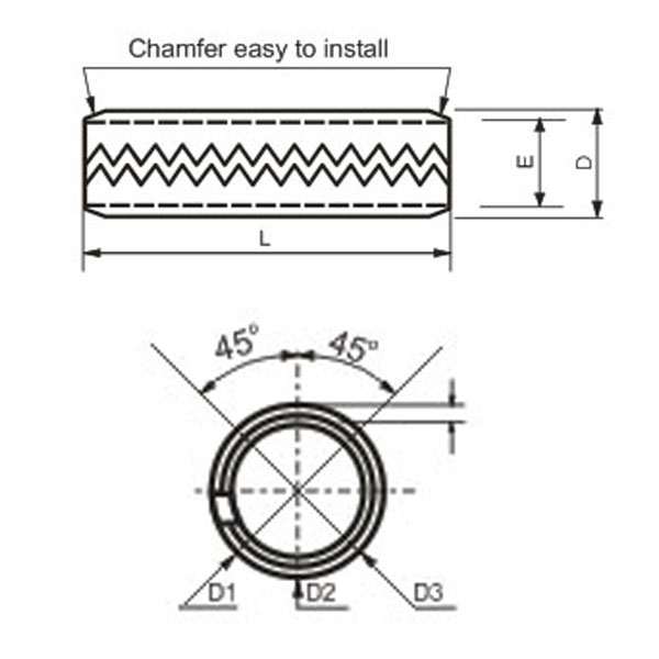 Spring Pins (Zig Zag Type)